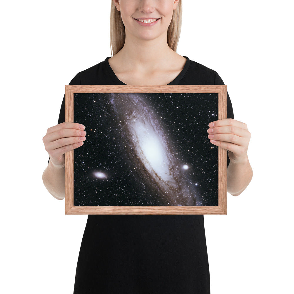 Framed photo paper poster: Andromeda Galaxy