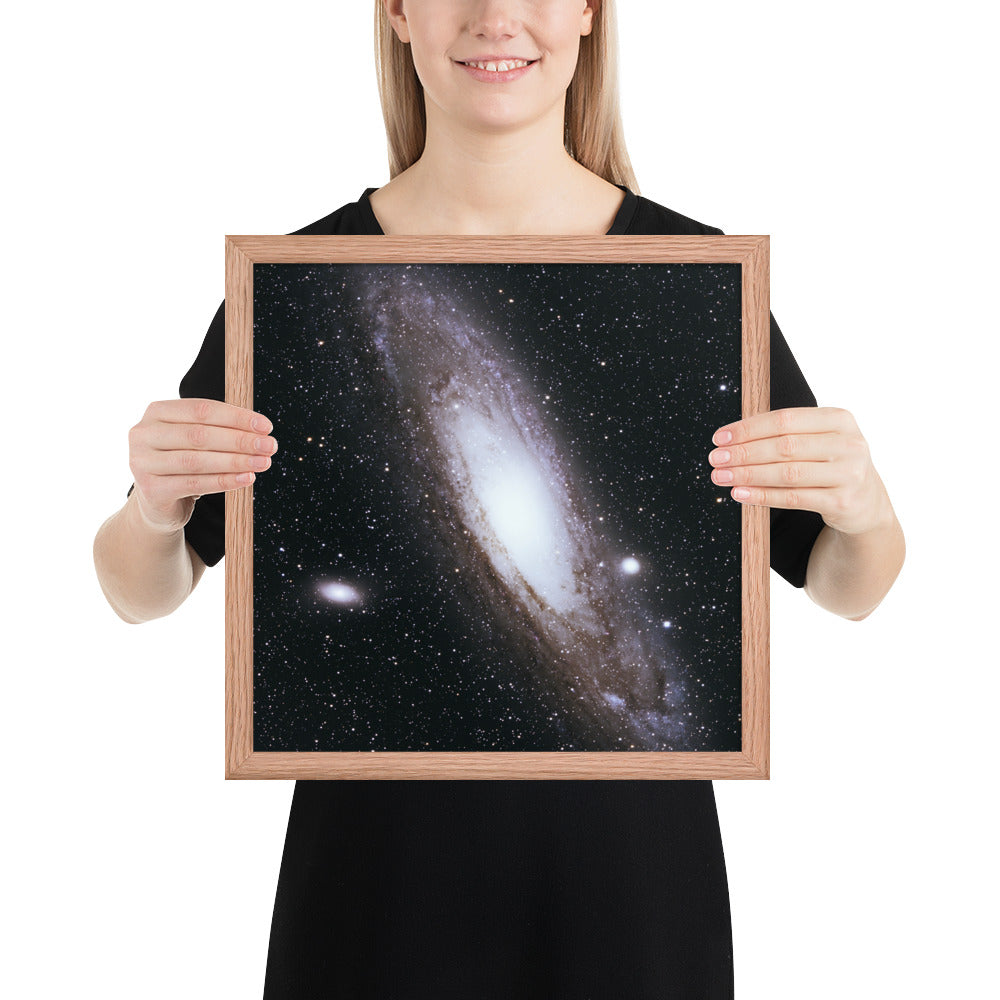 Framed photo paper poster: Andromeda Galaxy