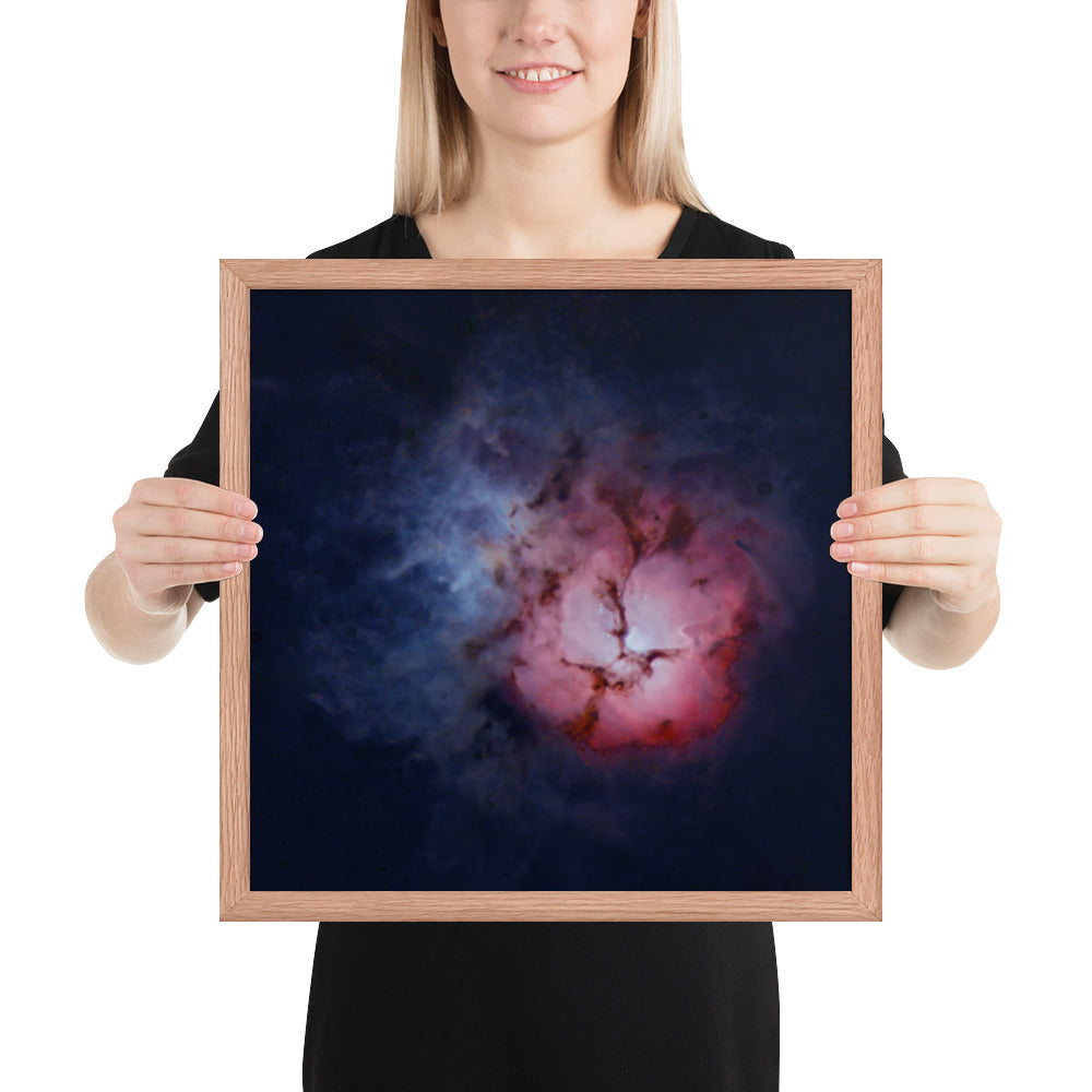 Framed photo paper poster:  Trifid Nebula