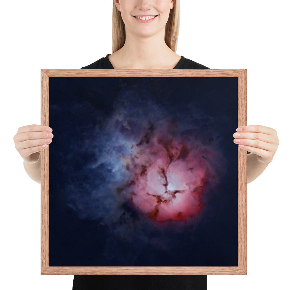 Framed photo paper poster:  Trifid Nebula