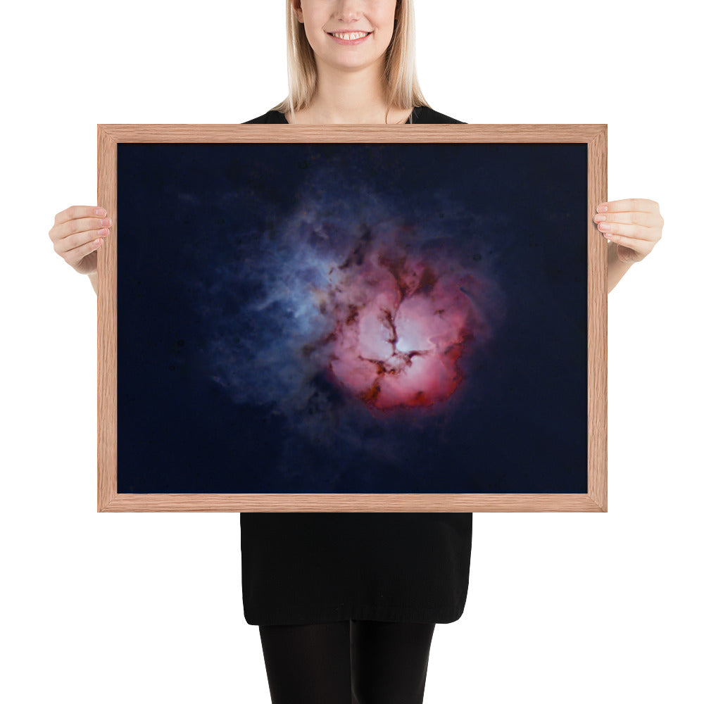 Framed photo paper poster:  Trifid Nebula