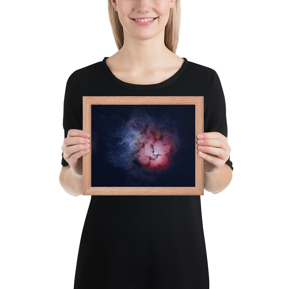 Framed photo paper poster:  Trifid Nebula