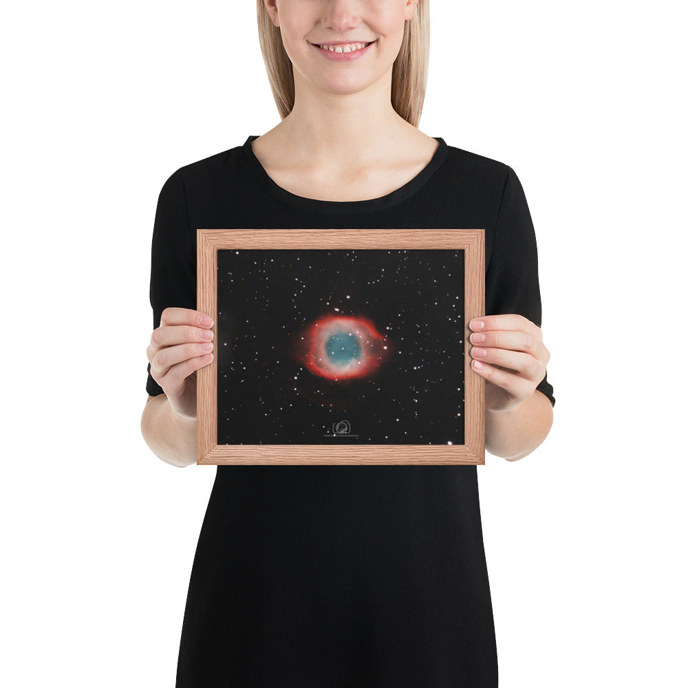 Framed photo paper poster:  Helix (Eye of God) Nebula