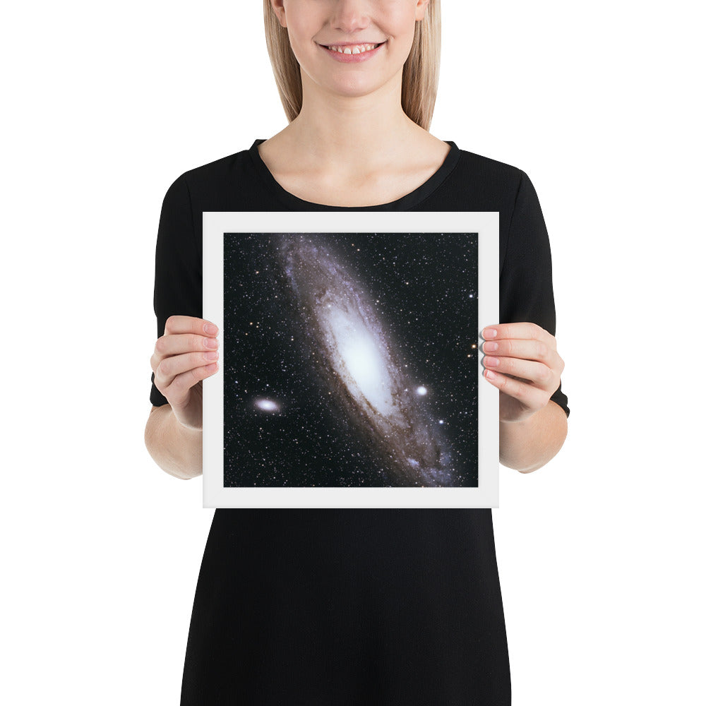 Framed photo paper poster: Andromeda Galaxy