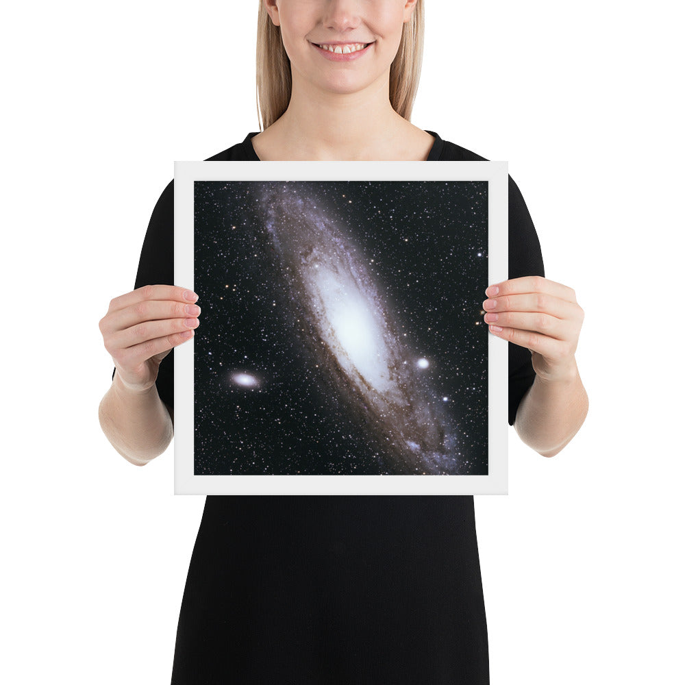 Framed photo paper poster: Andromeda Galaxy