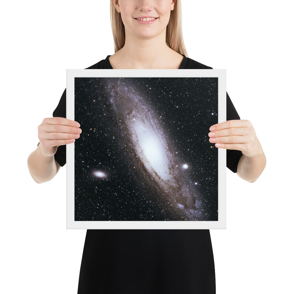 Framed photo paper poster: Andromeda Galaxy