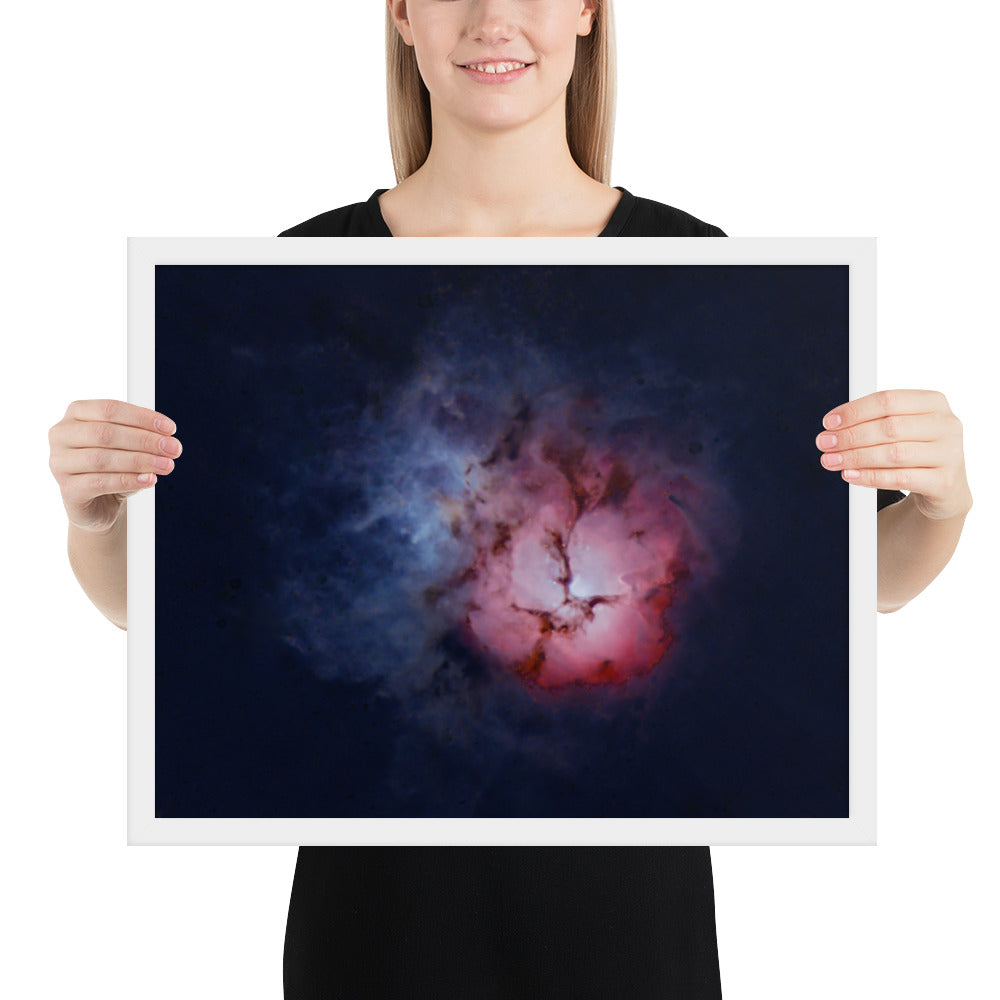 Framed photo paper poster:  Trifid Nebula