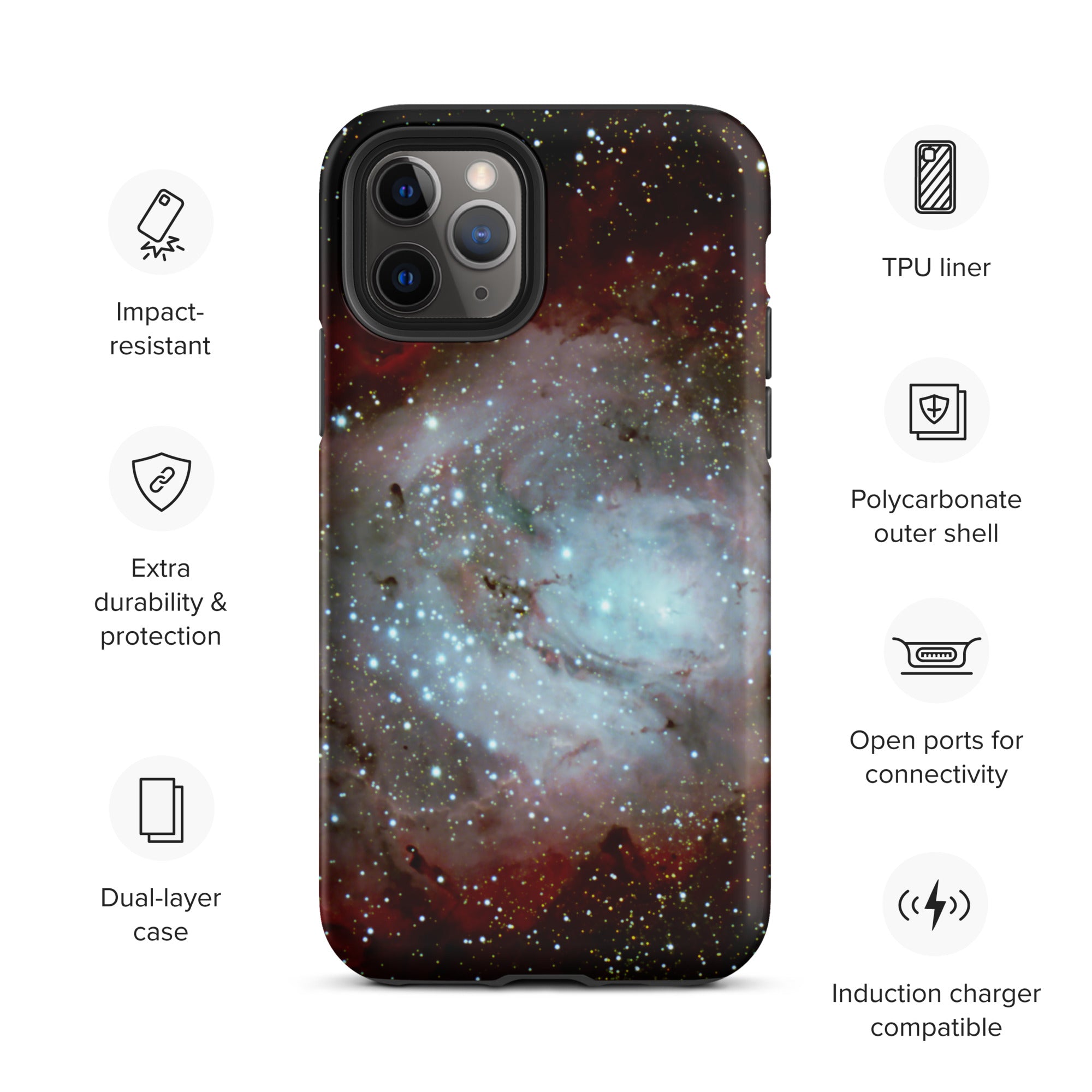 Tough iPhone case: The Lagoon Nebula