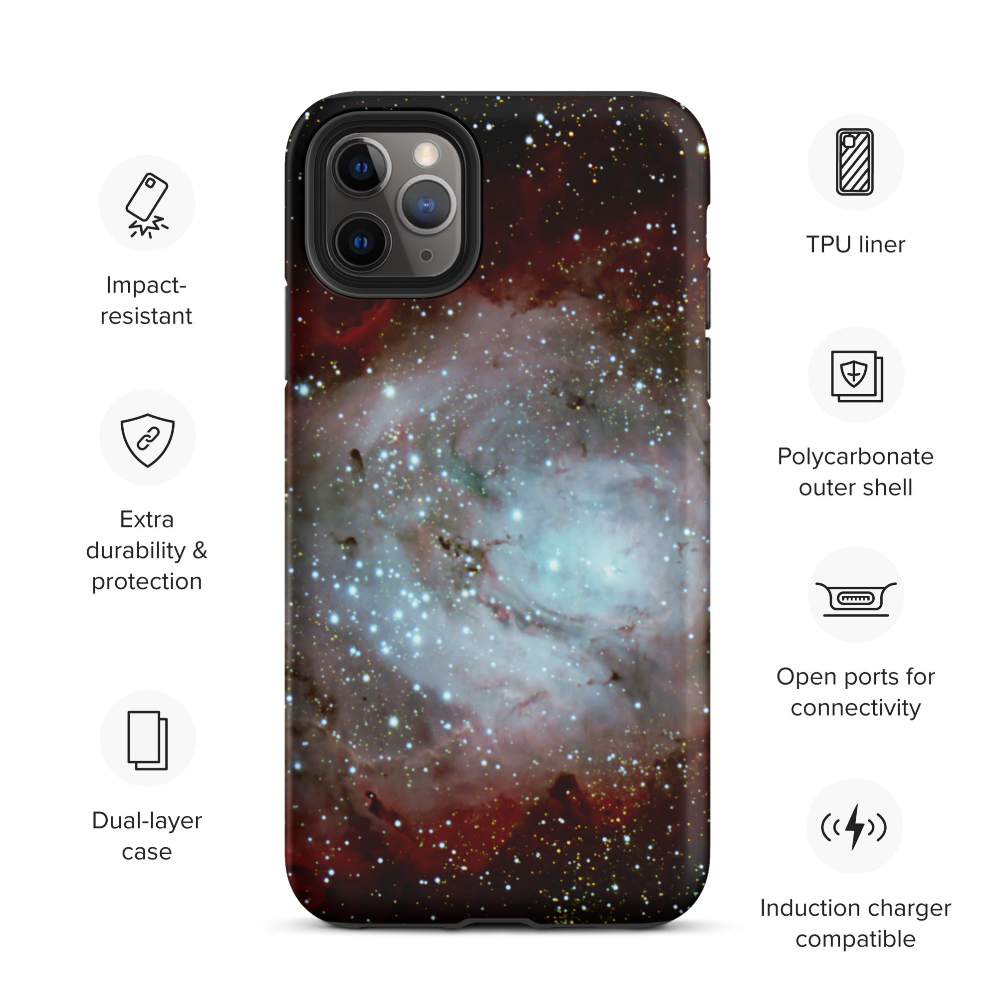 Tough iPhone case: The Lagoon Nebula