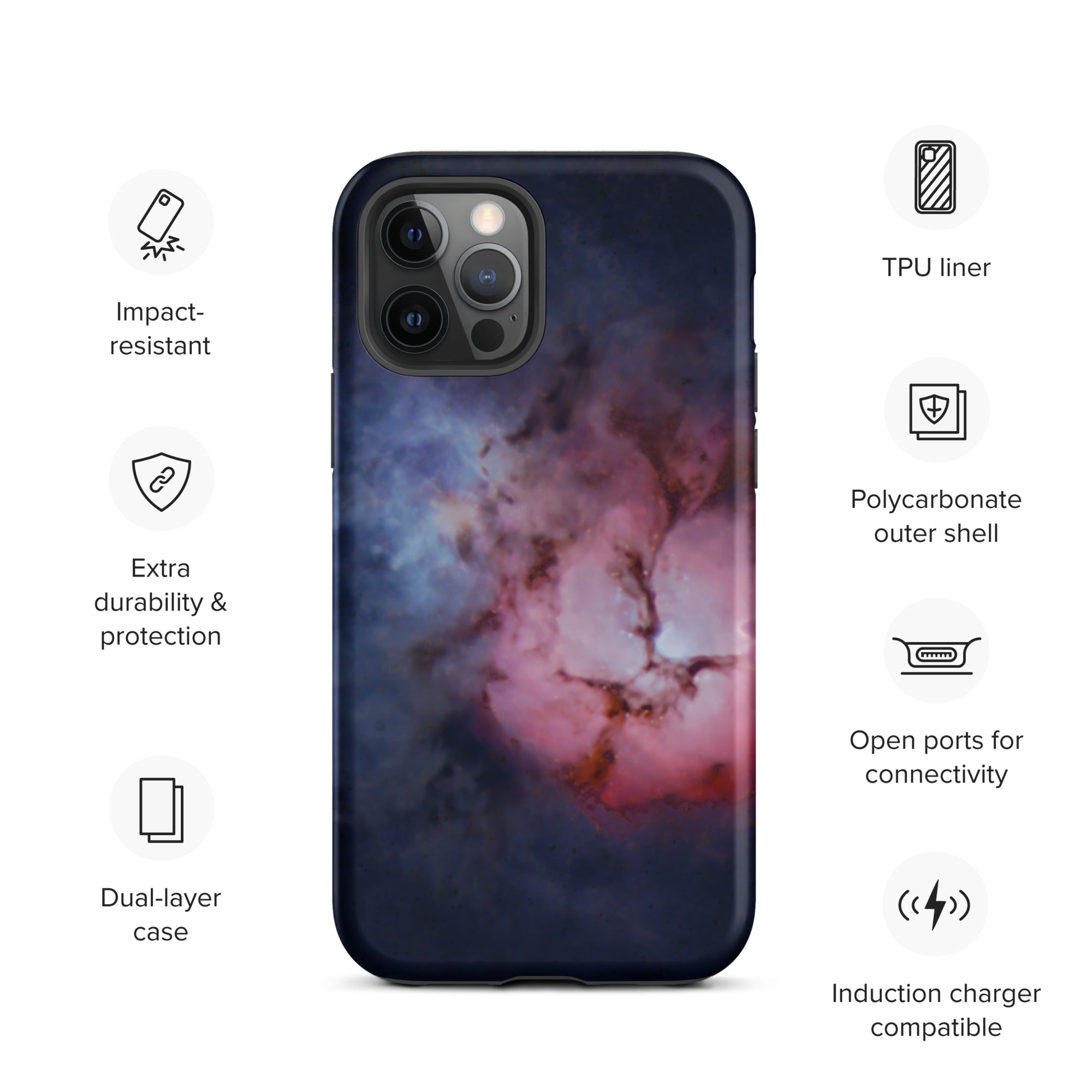Tough iPhone case: Trifid Nebula