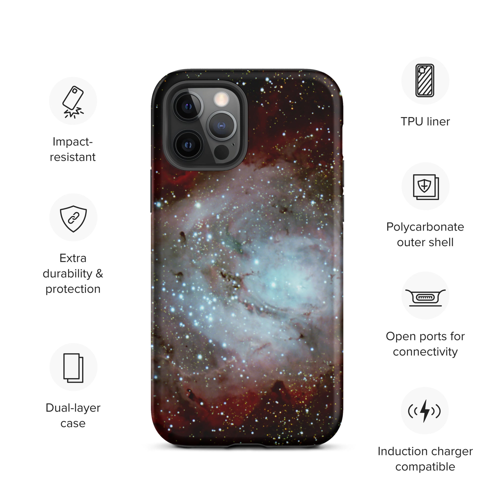 Tough iPhone case: The Lagoon Nebula