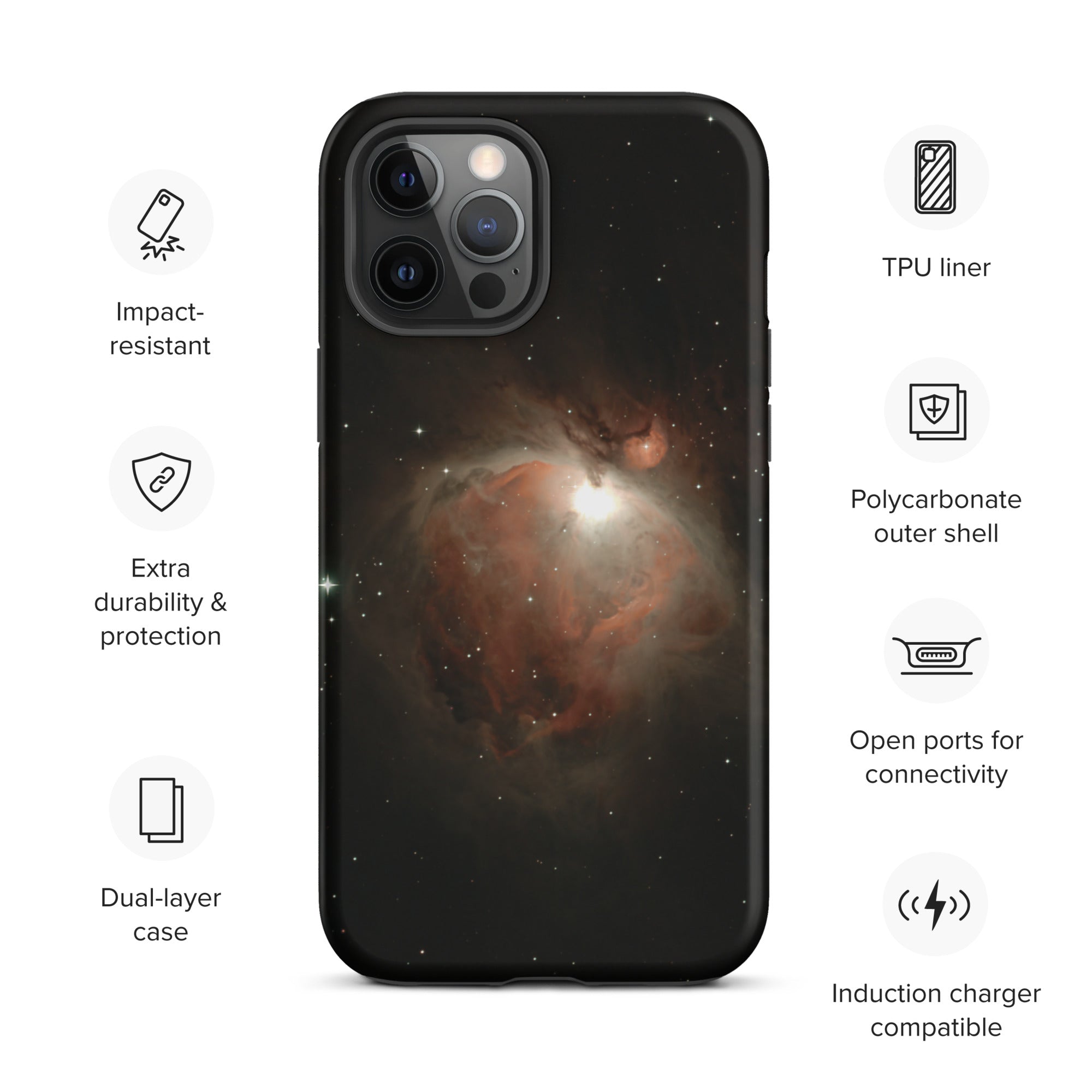 Tough iPhone case:  The Great Orion Nebula