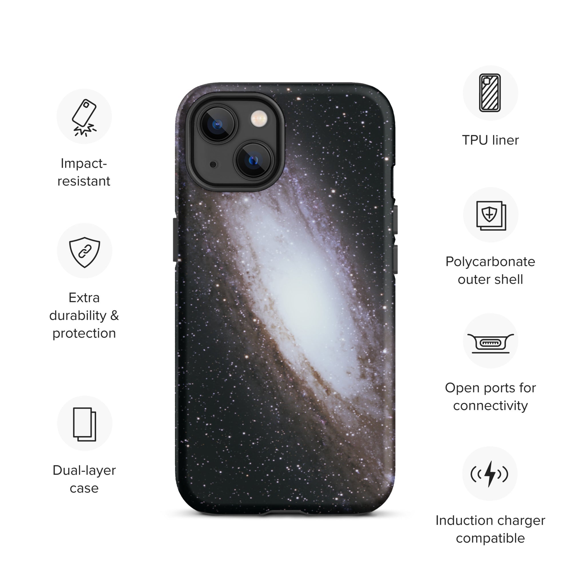 Tough iPhone case:  Andromeda Galaxy