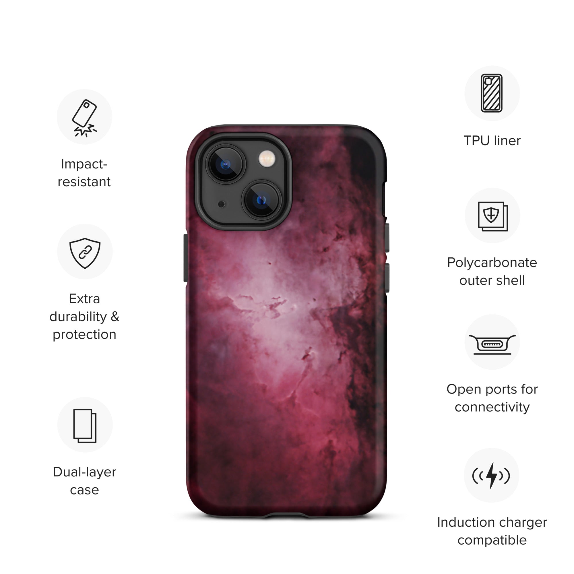 Tough iPhone case: Eagle Nebula (Starless)
