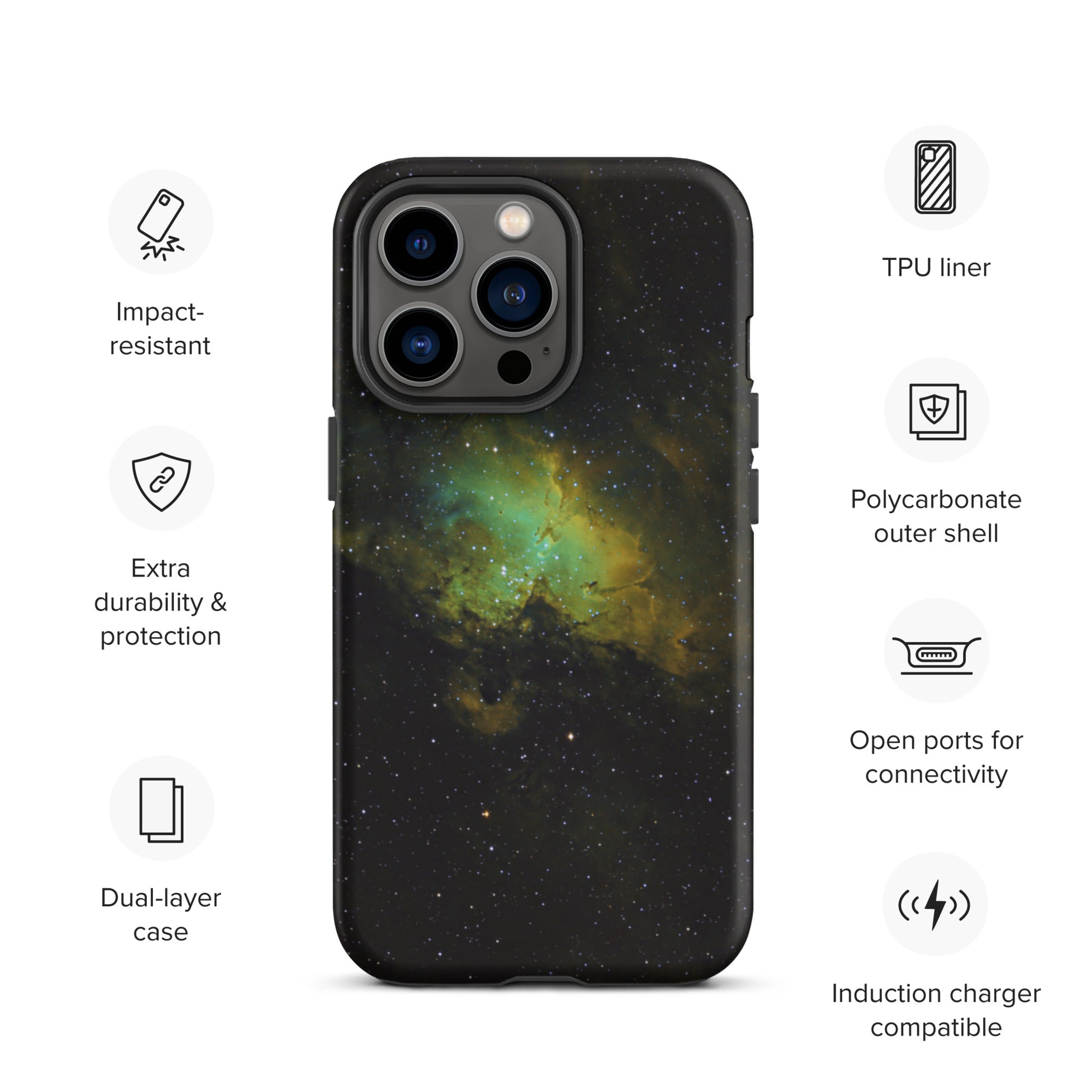 Tough iPhone case:  Eagle Nebula W/ Pillars of Creation