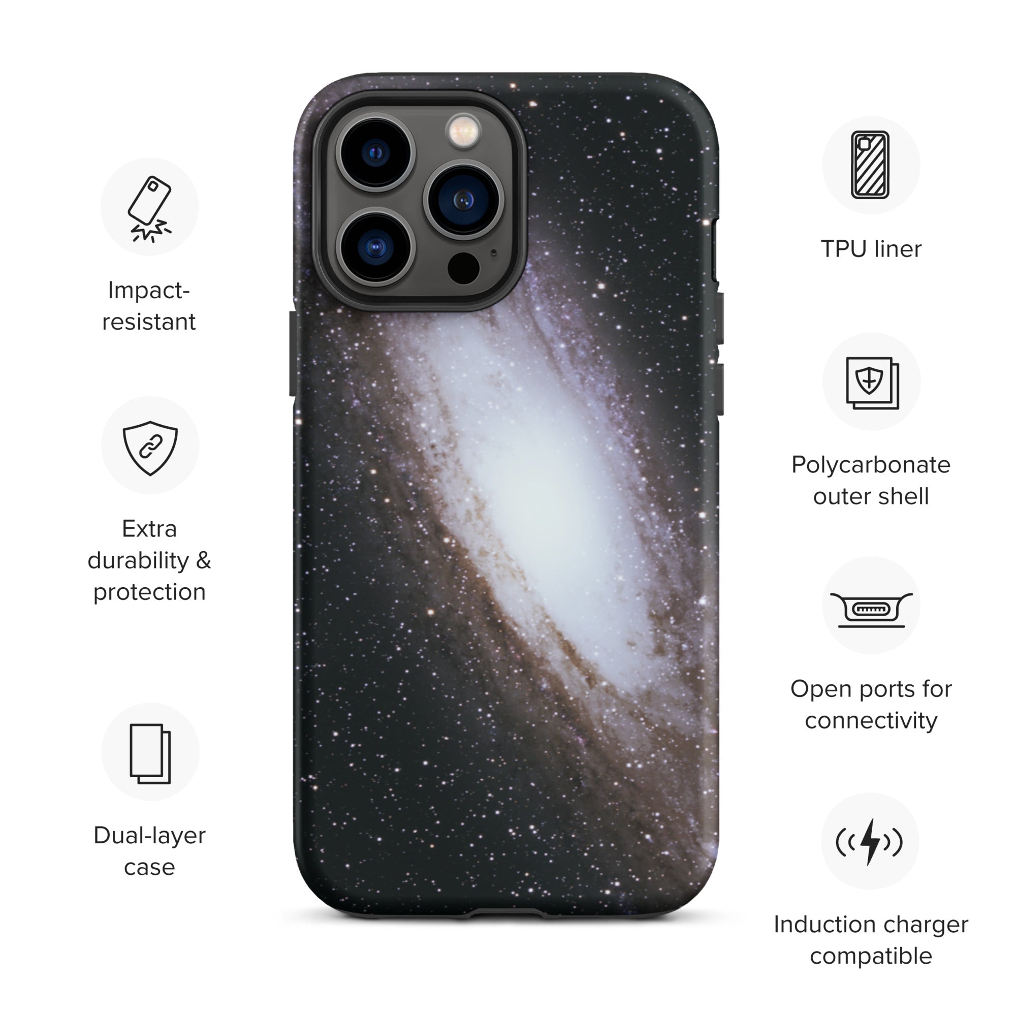 Tough iPhone case:  Andromeda Galaxy